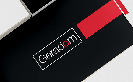 Geradom Логотип и визитная карточка производителя мебели