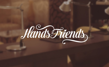 Hands Friends Визуализация нэил-бара для размещения в ТЦ